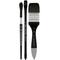 Silver Brush Limited Black Velvet® 3 Piece Best Plein Air Watercolor Brush Set